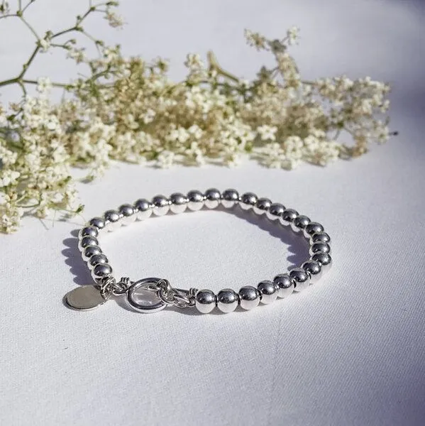 pakilia pakilia Silber Armband Silberkugeln Perlen Fair-Trade und handmade – Produktbild 3 von 4