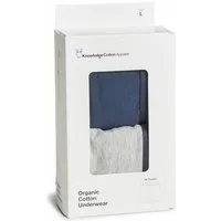 KnowledgeCotton Apparel KnowledgeCotton Apparel Underwear 2Pack, Blau-grau, – Produktbild 1 von 1