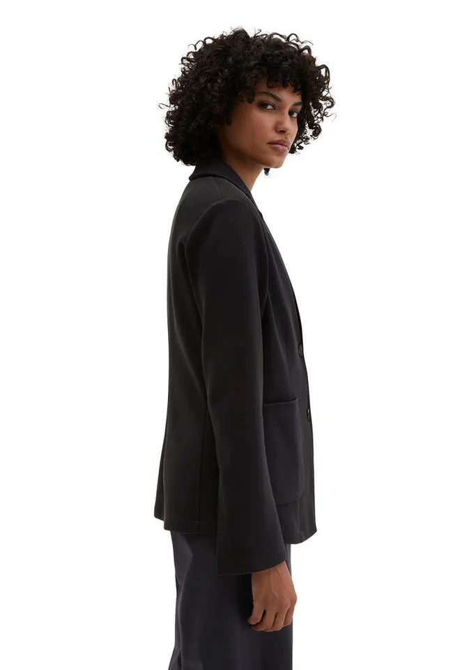 Marc O'Polo Marc O'Polo Jerseyblazer aus Organic Cotton-Mix, Blau, – Produktbild 2 von 5