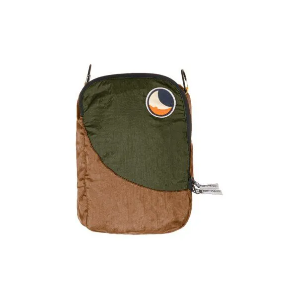 Ticket to the Moon Ticket to the Moon Packwürfel "Travel Cube Medium" upcycled, Braun/army grün, – Produktbild 2 von 2