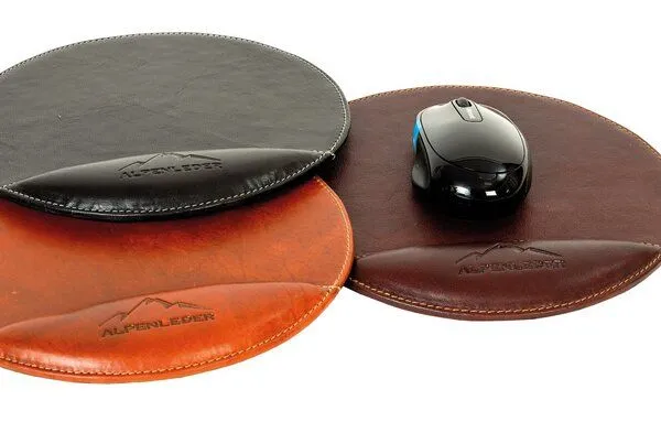 Alpenleder Alpenleder Mousepad MEERSBURG, Brandy, – Produktbild 3 von 3