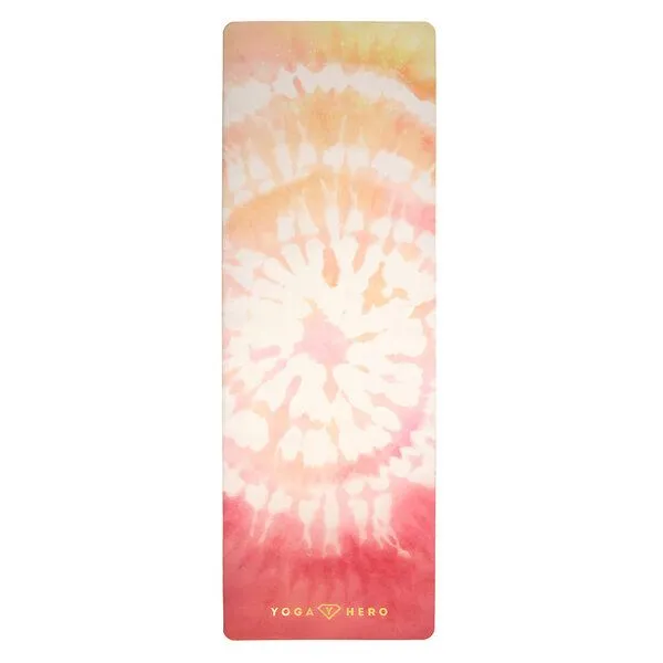 Yoga Hero Yoga Hero Reise Yogamatte 1mm, Ibiza gold (rosa), – Produktbild 1 von 4