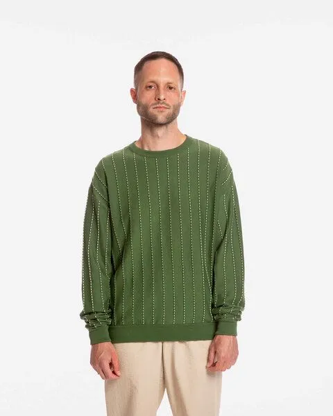 MATONA Matona Pullover | Field Sweater | aus Bio-Baumwolle | GOTS-zertifiziert, Fir, – Produktbild 1 von 4