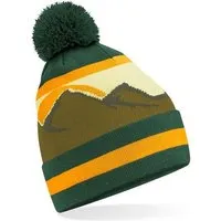 Beechfield Bommelmütze Beanie Pom Pom Beechfield Mountain Peaks Pudelmütze Mutsch – Produktbild 1 von 1