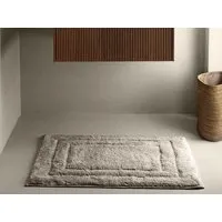 Yumeko Badematte Deluxe 60x100 cm "Yumeko" aus Bio-Baumwolle, Warm taupe, – Produktbild 1 von 1