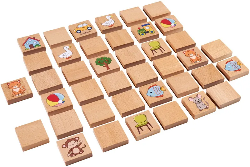 eichhorn eichhorn Spiel Memo Spiel aus Holz, Bunt, – Produktbild 1 von 5