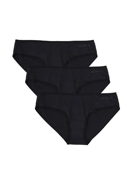 ORGANICATION ORGANICATION ESSENTIALS-KUMRU-Slip aus supersoftem TENCEL Modal-Mix im 3er-Pack, Black, – Produktbild 1 von 4