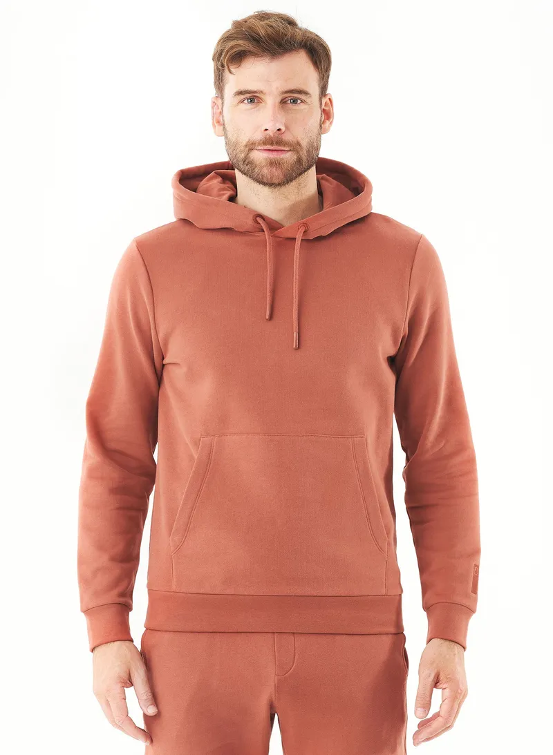 ORGANICATION ORGANICATION Herren vegan Hoodie Hoolden Zimt, Braun, – Produktbild 1 von 2