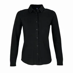 NEOBLU NEOBLU Damen Bluse Langarm Arbeitskleidung Businessbluse Bio Baumwolle Vegan – Produktbild 1 von 1
