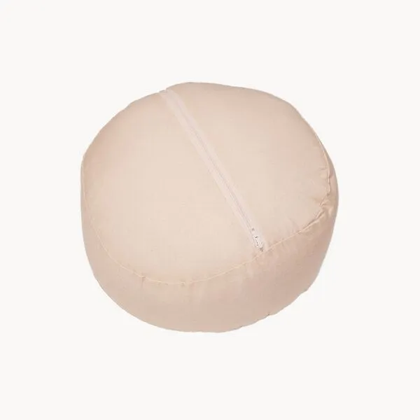 Slāf Slāf Kapok Meditationskissen rund mit Kapokflaum BIO, Natur, – Produktbild 4 von 4