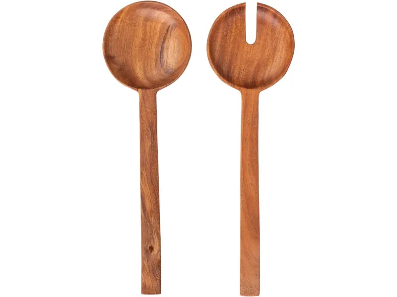 Tranquillo Tranquillo Salatbesteck Natural Neem, Braun, – Produktbild 3 von 6