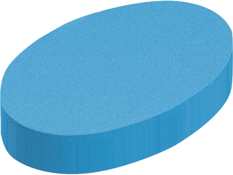 250 Blatt Moderationspapier Ovale 11x19cm blau – Produktbild 1 von 1
