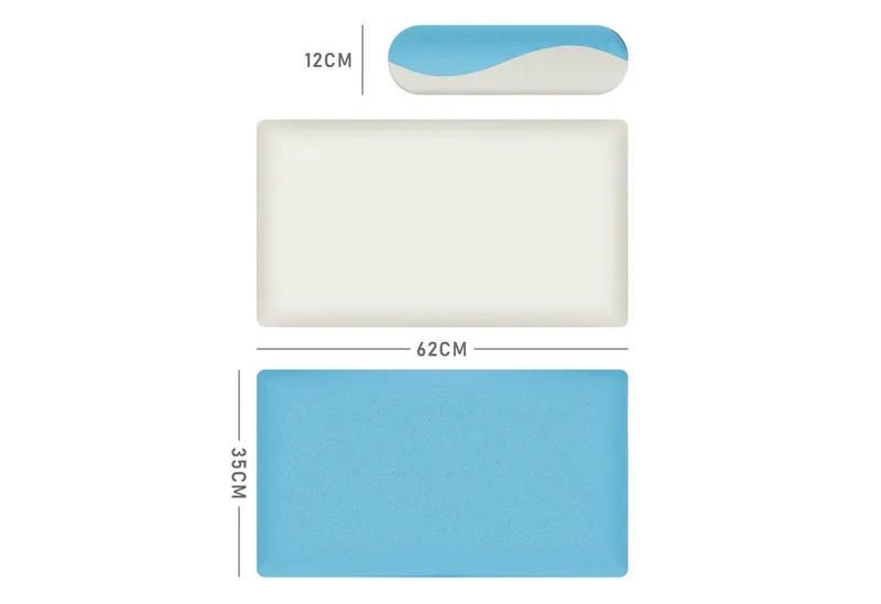 ROYGBIV Nackenstützkissen Memory Foam Kissen, Orthopädisches Kissen, 12cm Kopfkissen OEKO-TEX®, Ruckenschlafer, Bauchschlafer, Seitenschlafer, für Allergiker geeignet – Produktbild 5 von 5