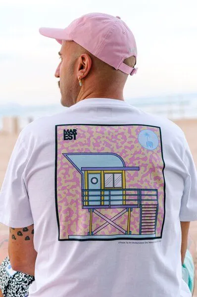 Trendsplant Antonyo Marest x Trendsplant Art Hut T-Shirt White, Weiß, – Produktbild 2 von 4