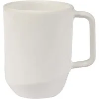 Keramiktasse "Bold" 400 ml, white – Produktbild 1 von 1