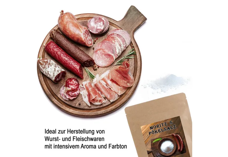Moritz Moritz Räucherbox 2000g Nitritsalz 0,4-0,5% Pökelsalz Salzmischung Nitrit Salz NPS Salz zum Pökeln – Produktbild 4 von 4