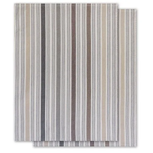 Solwang Design Solwang Design 2er-Set Geschirrtücher aus 100% Biobaumwolle, 70 x 50 cm, Multi braun mix, – Produktbild 2 von 3