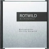 SignSystems SignSystems Türschild "Box" 15,4 x 15,4 cm – Produktbild 1 von 1