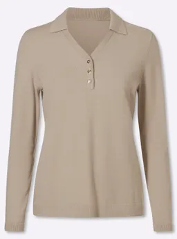 Witt Polopullover sesam – Produktbild 1 von 1