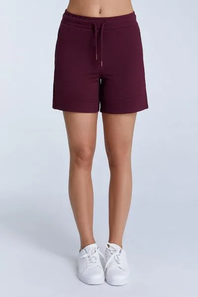 True North True North Damen Shorts aus Bio-Baumwolle & Tencel Modal kurze Hose T1341, Windsor wine, – Produktbild 1 von 4