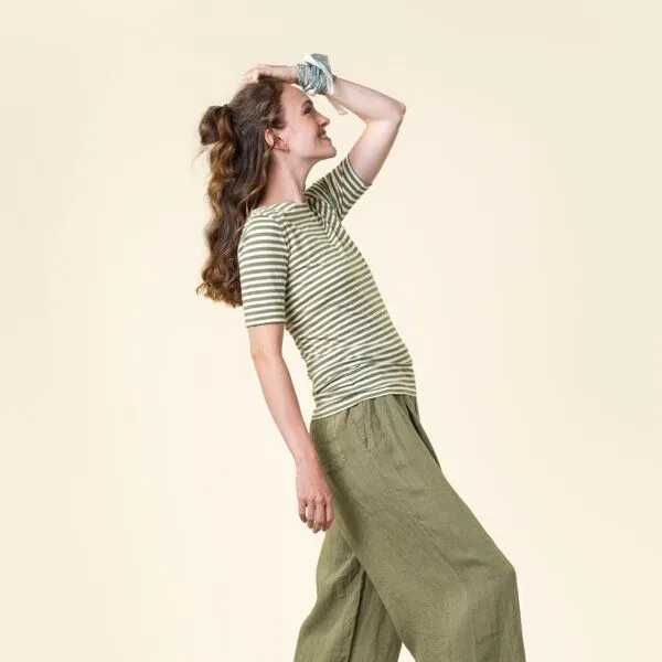 Living Crafts Living Crafts T-Shirt - TANINA, Cream/sage (mehrfarbig), – Produktbild 2 von 4