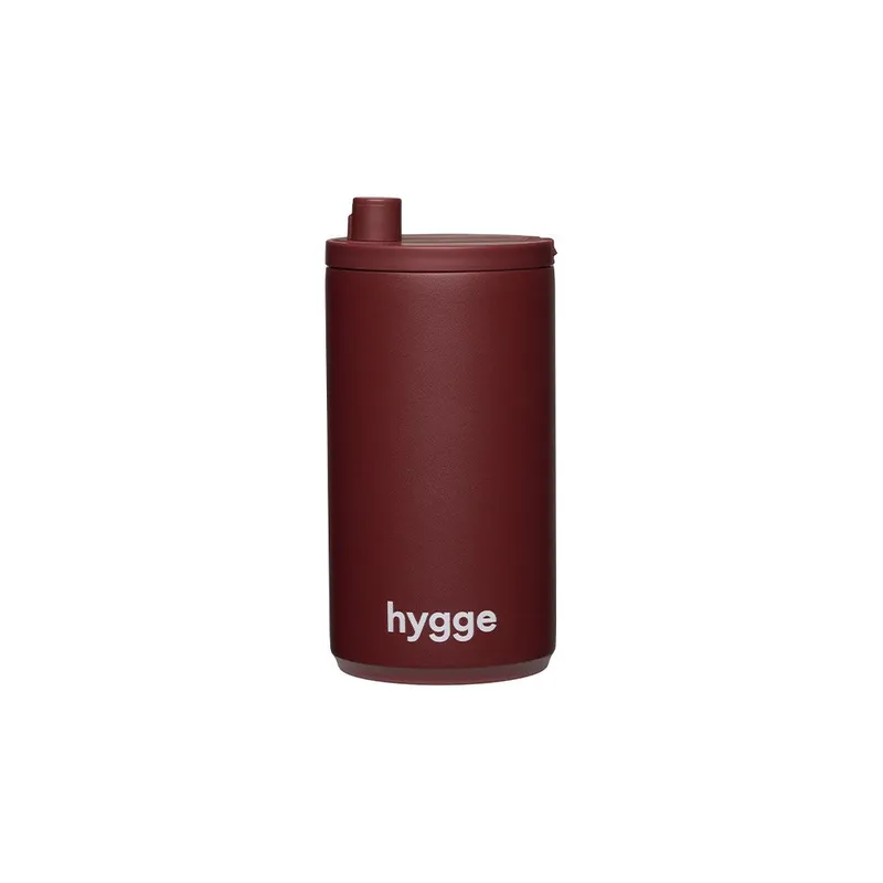 Design Letters Reisebecher 350ml – Burgund, Hygge – Produktbild 1 von 1