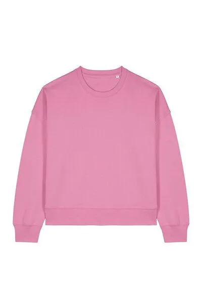 Kultgut Kultgut Goodness Sweater 100% Bio-Baumwolle - Ein schöner Allrounder im Boxistyle, Pink, – Produktbild 4 von 4