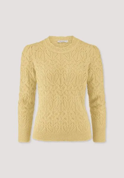 hessnatur hessnatur Pullover Regular aus reinem Alpaka, Jojobagelb, – Produktbild 4 von 4