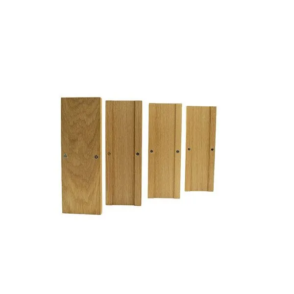 4betterdays 4betterdays Messerblock aus Eiche | dunkel geräuchert und natur geölt | magnetisch | B9 x L12 x H25 cm – Produktbild 2 von 4