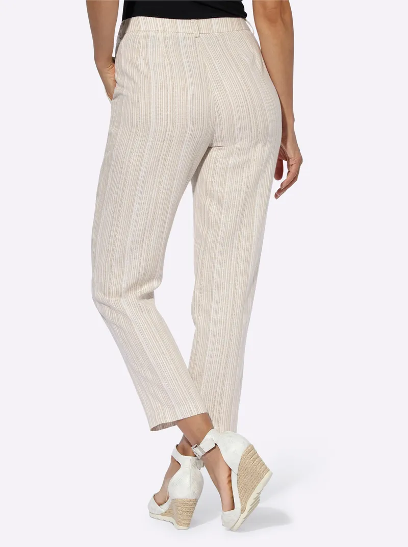 Witt Webhose, Champagner-sesam-gestreift, – Produktbild 2 von 3