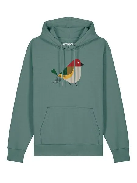 watapparel watapparel Hoodie Unisex Vogel, Green bay, – Produktbild 2 von 4