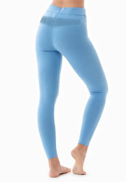 ORGANICATION ORGANICATION LEILA | Leggings aus Bio-Baumwolle, Blue fog, – Produktbild 3 von 4
