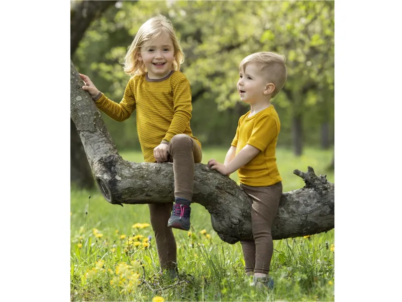 Engel natur Engel Natur Kinder Leggings Wolle Seide walnuss Gr.92, Braun, – Produktbild 2 von 2