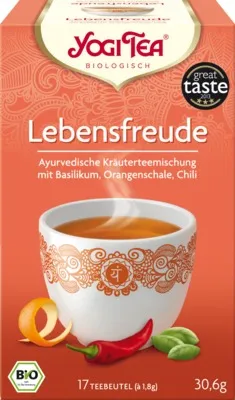 YOGI TEA YOGI TEA Lebensfreude Bio Filterbeutel 17X1.8 g Filterbeutel – Produktbild 1 von 1