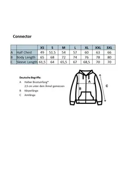 TORLAND TORLAND Basic Zip-Hoodie CONNECTOR – Produktbild 1 von 1