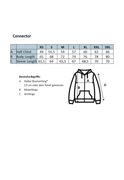 TORLAND TORLAND Basic Zip-Hoodie CONNECTOR, Weiß (natural raw), – Produktbild 4 von 4