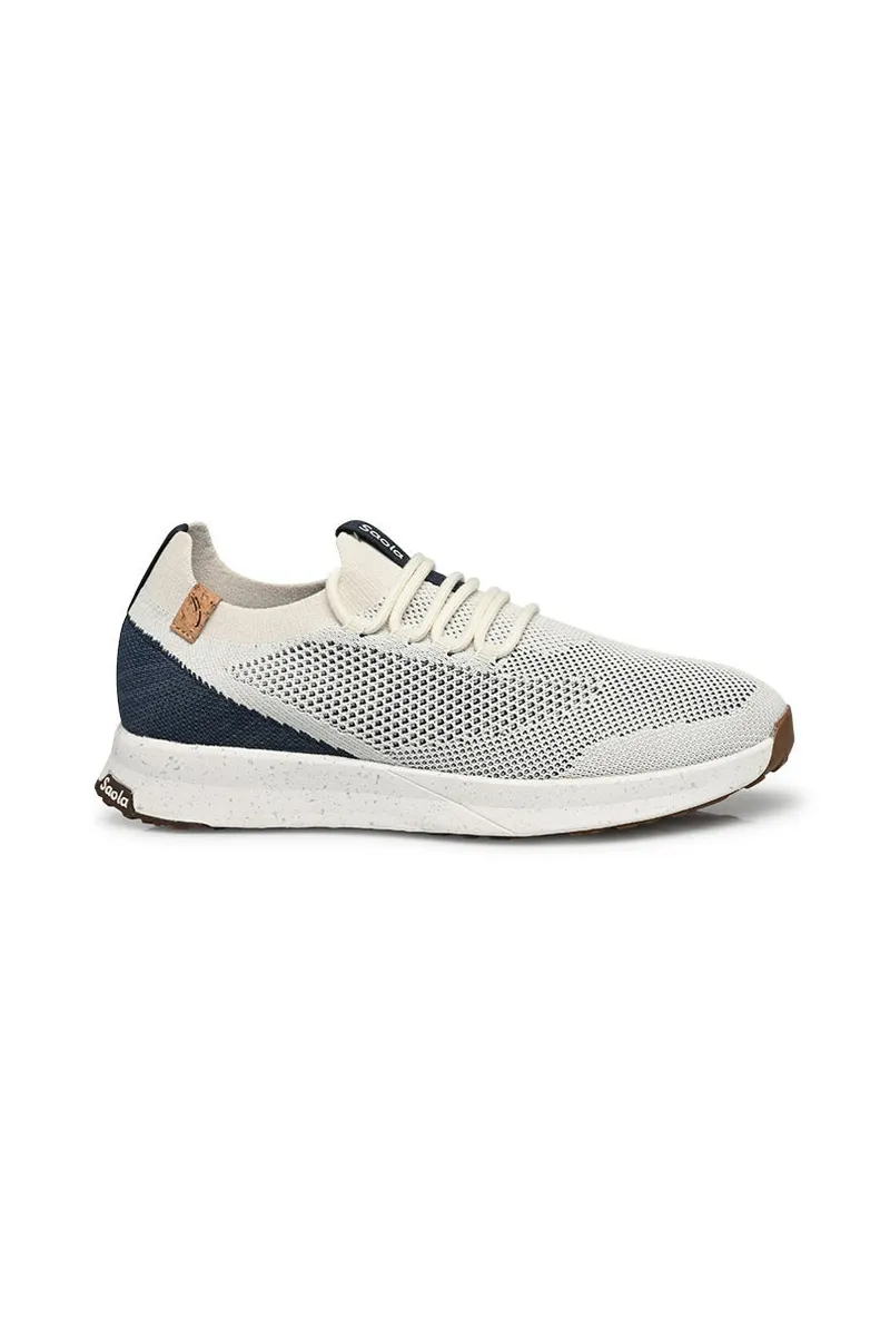 SAOLA SAOLA Herren vegan Sneaker Herren Tsavo 2.0 Weiß / Navy, Extra dunkelblau, – Produktbild 1 von 2