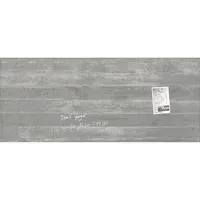 Sigel Sigel Glas-Magnettafel 'artverum' 130 x 55 cm, Sichtbeton – Produktbild 2 von 2