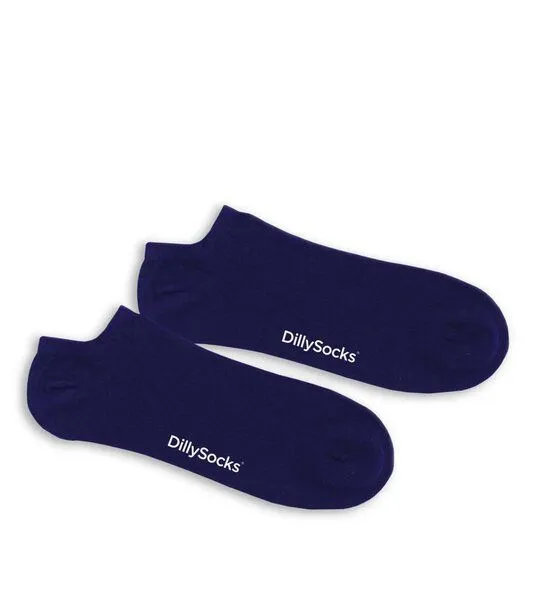 DillySocks DillySocks Sneaker Socken aus Biobaumwoll-Mix, Dunkelblau (blau), – Produktbild 1 von 2