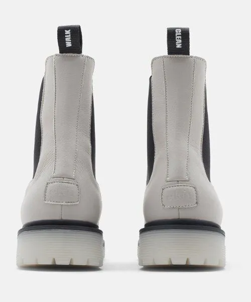 ekn footwear ekn footwear Chelsea Boot Osier - Vegan Leather, Stone (weiß), – Produktbild 3 von 4