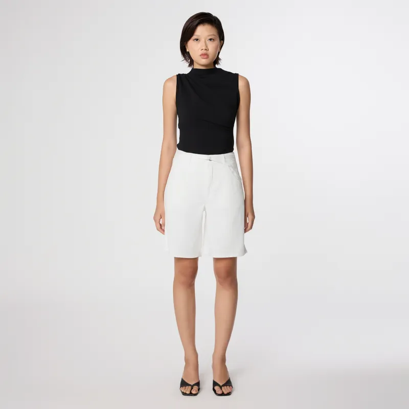 DAWN BLINKY Soft Denim - Shorts - White Denim - Off White / 30 / 9 – Produktbild 1 von 1