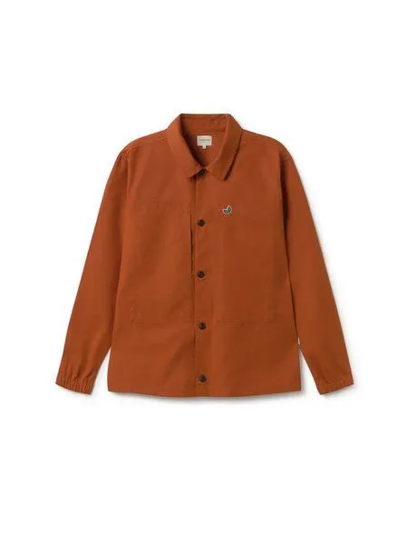 TWOTHIRDS TWOTHIRDS Ripstop-Overshirt aus Bio-Baumwolle Pollock, Umber orange, – Produktbild 1 von 3