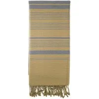 Karawan authentic Karawan authentic Fouta Hamamtuch aus reiner Bio-Baumwolle 200 × 100 cm (Stil SAND) – Produktbild 1 von 1