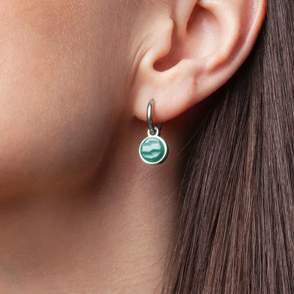 ALEXASCHA ALEXASCHA Silber Creolen mit Anhänger | Mix & Match, Silver, – Produktbild 7 von 7