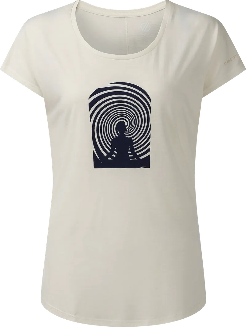 Dare 2b Dare2b Serenity Damen Lightweight T-Shirt beige 44 - Damenshirts, -blusen & -pullover von Dare 2b, Beige, – Produktbild 2 von 3