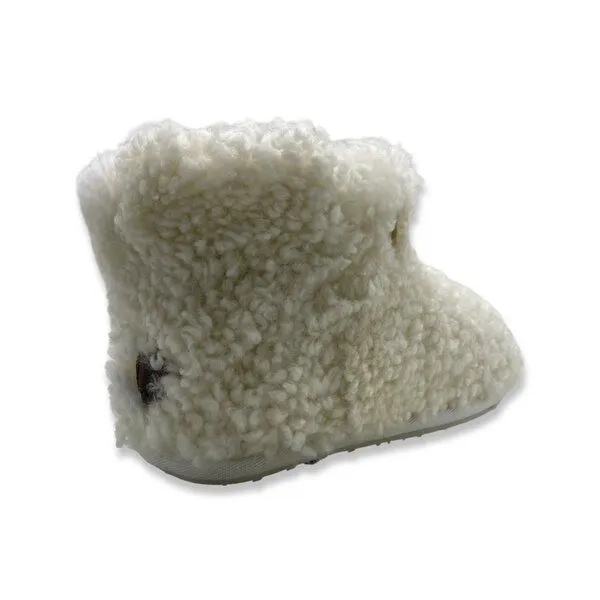 thies Home Stiefel aus Teddy-Schaffell "thies Shearling Boot", Creme (beige), – Produktbild 4 von 4