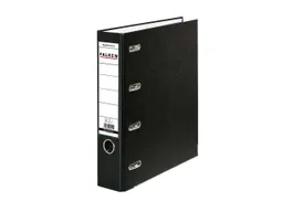 Falken 10 Falken Doppel-Ordner, kaschierter Karton PP, 320 g/m², 2 x DIN A5 quer,RB 70 mm,schwarz – Produktbild 1 von 1