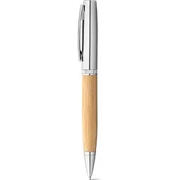 hi!dea™ hi!dea™ FUJI. Kugelschreiber aus Bambus und Metall mit Gehäuse – Produktbild 1 von 1