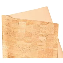 Kork-Deko Kork-Deko Stoff aus Kork (Muster Natur in Beige) m. Trägerstoff aus Baumwolle - 70 cm breit - 4 verschiedene Längen – Produktbild 1 von 1