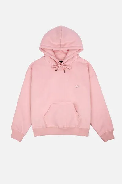 Trendsplant Trendsplant Women's Organic Essential Oversized Hoodie Pale Pink, Rosa, – Produktbild 2 von 3